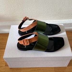 Pierre Hardy t-strap flat sandals